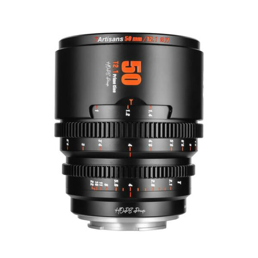 7artisans 50mm T2.1 Cine Lens (Fuji X-Mount / Black)