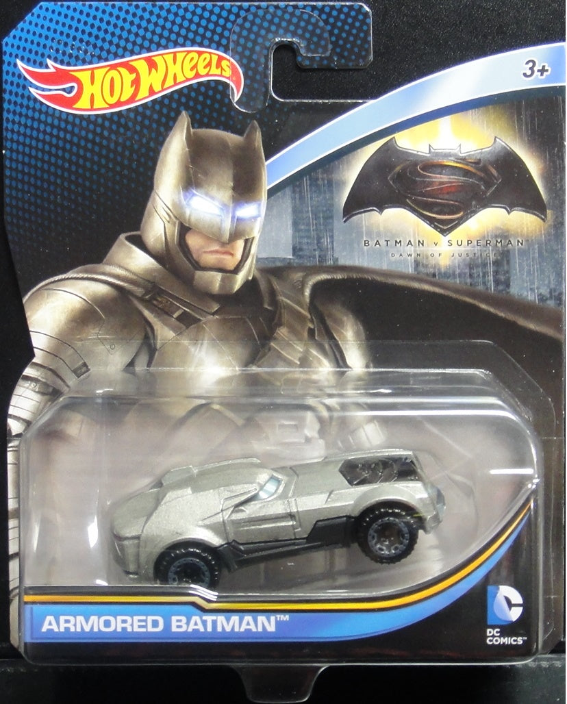 Mattel Hot Wheels Batman v Superman Dawn of Justice Armored Batman MATTEL HOT WHEELS DC COMICS BATMAN V SUPERMAN DAWN OF JUSTICE ARMORED BATMAN 28774