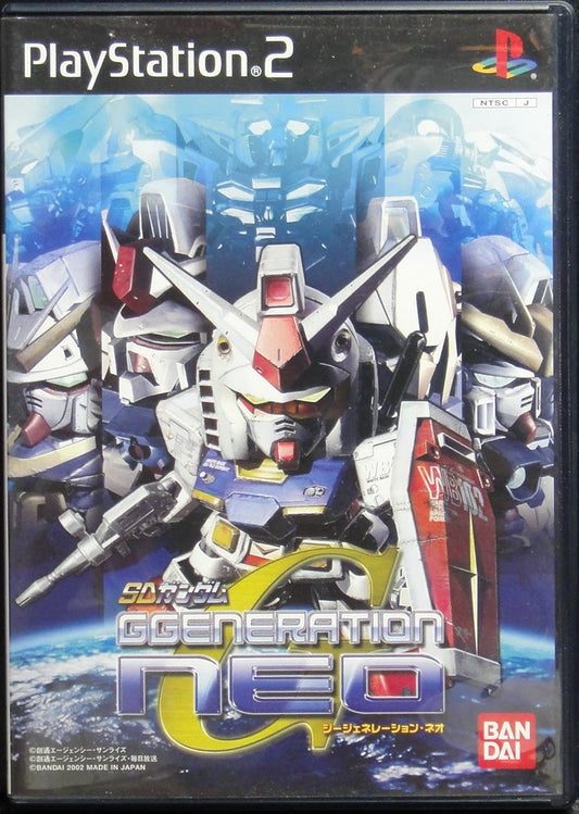 SONY COMPUTER ENTERTAINMENT SCEI SCE PLAYSTATION 2 PS2 GAME BANDAI SD GUNDAM GGENERATION NEO SLPS25170