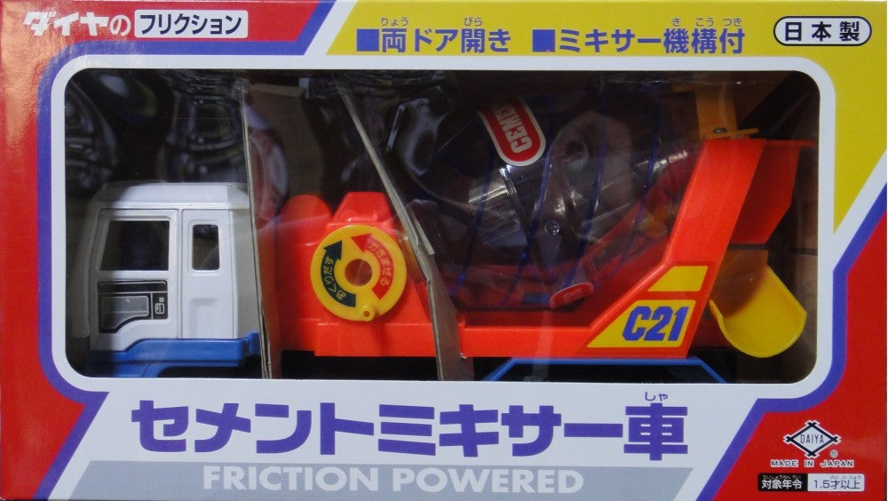 DAIYA CONCRETE MIXER TRUCK FRICTION POWERED 100175