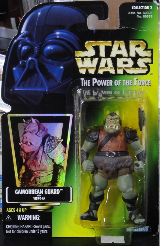 KENNER STAR WARS POWER OF THE FORCE GAMORREAN GUARD WITH VIBRO-AX ACTION FIGURE