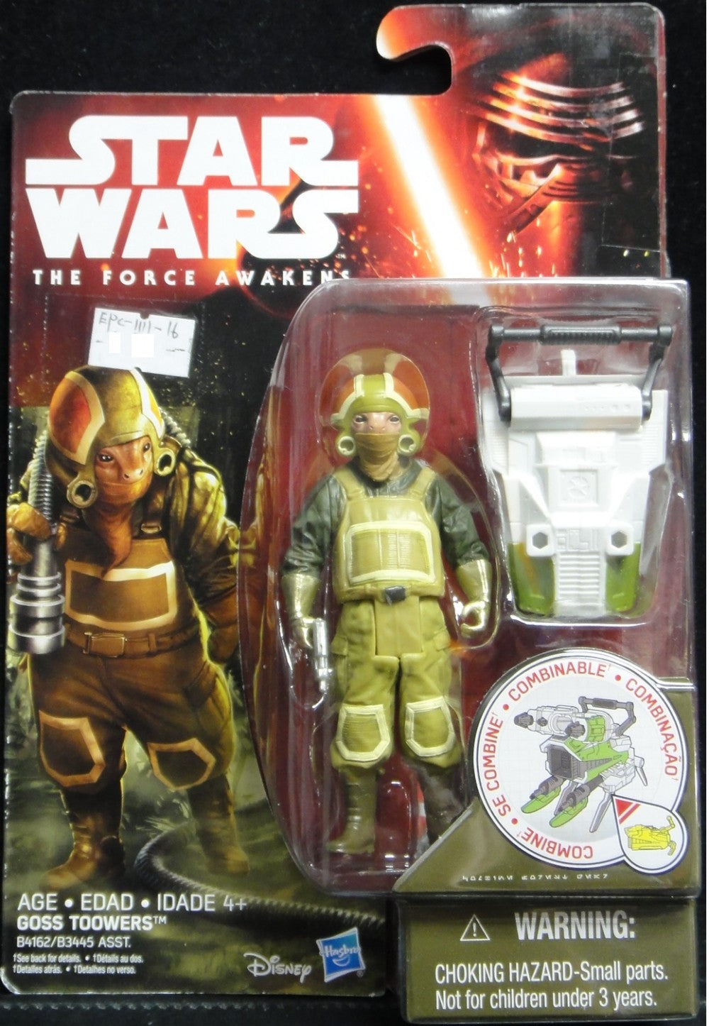 HASBRO DISNEY STAR WARS THE FORCE AWAKENS GOSS TOOWERS 37143