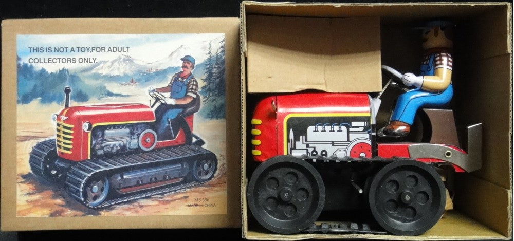 Tin Toys MS356 Wind-up Action Collection Classic Tractor