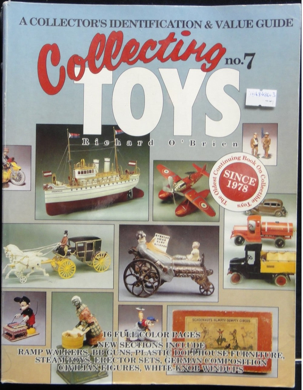 BOOKS AMERICANA A COLLECTOR'S IDENTIFICATION & VALUE GUIDE COLLECTING TOYS RICHARD O'BRIEN 7TH EDITION ISBN: 0-89689-114-3 89114 1116848603