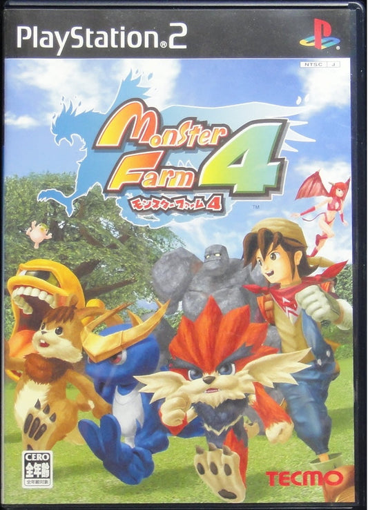 SONY COMPUTER ENTERTAINMENT SCEI SCE PLAYSTATION 2 PS2 GAME TECMO MONSTER FARM 4 SLPS25263