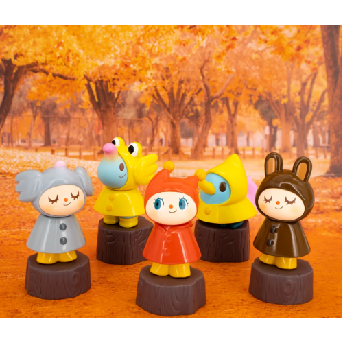 GREENIE & ELFIE RAINY DAY (AUTUMN EDITION) set of 6