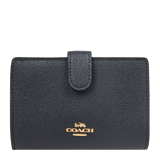 Coach Short Button Wallet F11484SVBK 5121