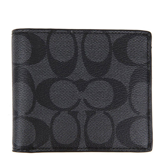 Coach Short Fold Wallet F75083CQBK 3202