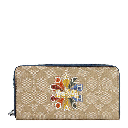 Coach Long Zipper Wallet F77844SVP4M 447