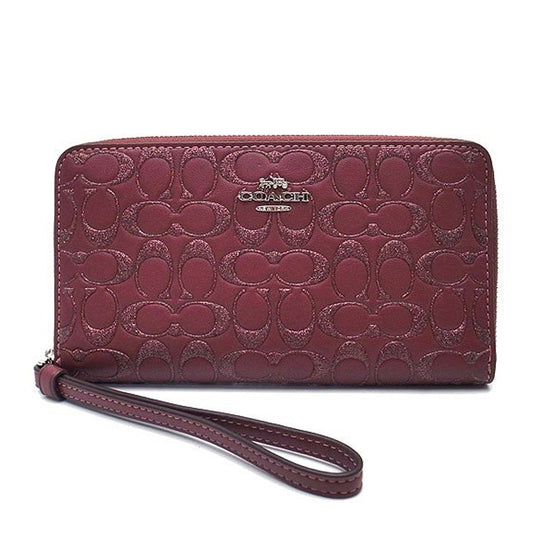 Coach Long Zipper Wallet F80222SVWN 914