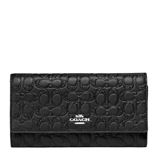 Coach Long Button Wallet F83504SVBK 2203