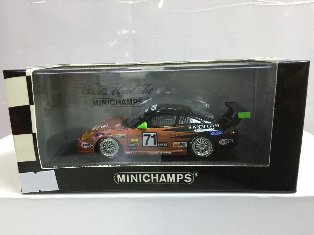 MINICHAMPS 1/43 PORSCHE 911 GT3 24h DAYTONA 2005 HENZLER FARNBACHER PRICE EHRET #71