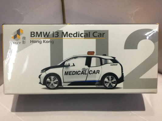 TOYEAST TINY CITY 112 DIE-CAST MODEL CAR BMW i3 MEDICAL CAR ATC64398 13912