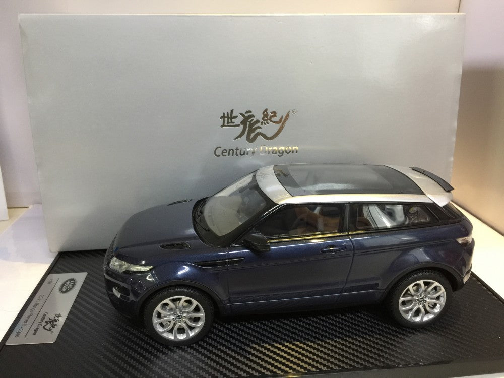 CENTURY DRAGON 1/18 RANGE ROVER EVOQUE 2011 BLUE CDLR-1002