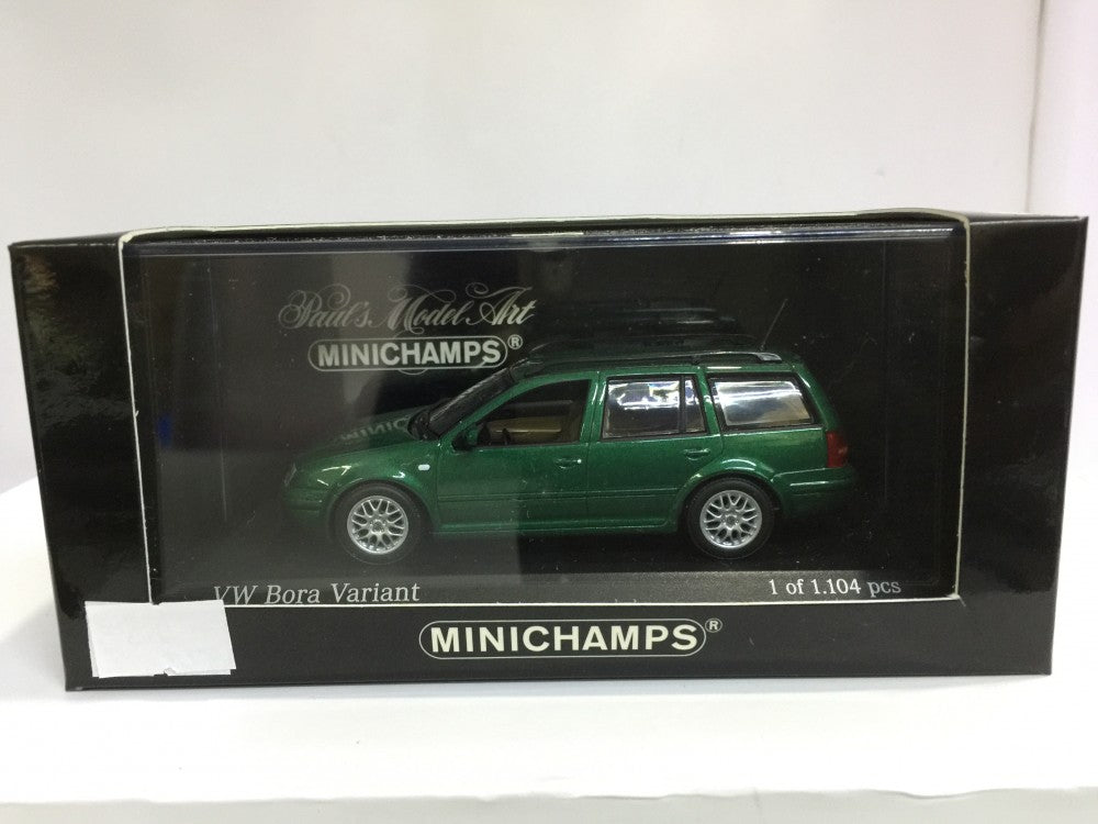 MINICHAMPS 1/43 VW BORA VARIANT GREEN METALLIC