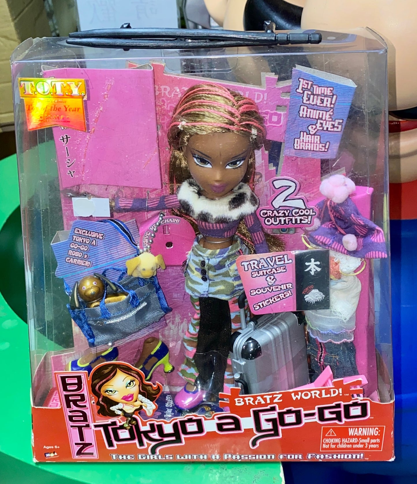 C1205 MGA 277835 BRATZ WORLD TOKYO A GO-GO # SASHA DOLL TOY OF THE YEAR