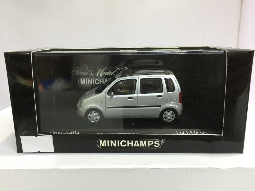 MINICHAMPS 1/43 OPEL AGILA SILVER