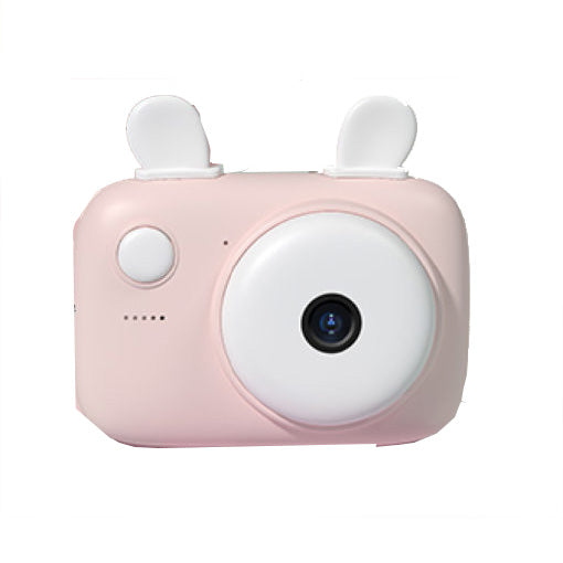 MuMu 40MP 2.4-inch IPS screen front and rear dual camera children's camera (pink bunny)
