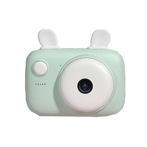 MuMu 40MP 2.4-inch IPS screen front and rear dual camera children's camera (green bunny)