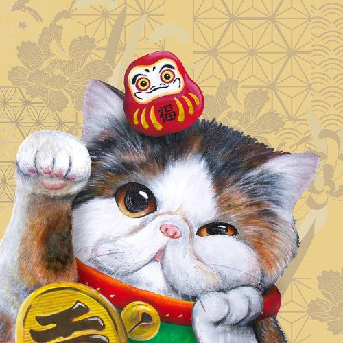 Gold Foil press printing LUCKY GLOOMIE