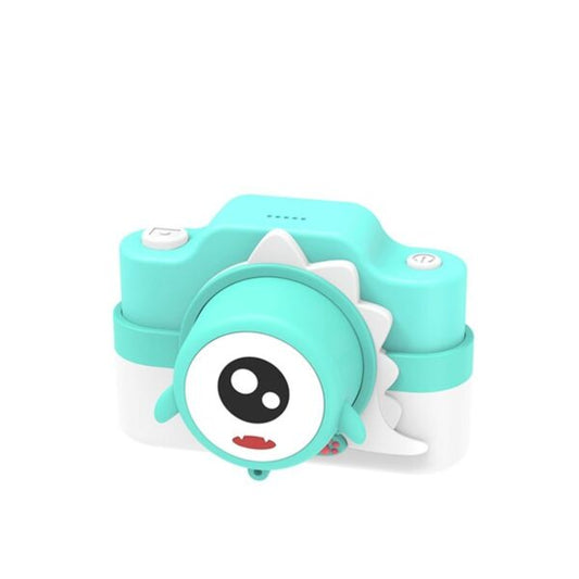 MuMu 32MP Wifi Dual-lens Kids Camera (Mint Green Dinosaur)