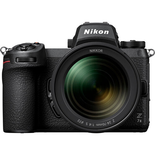 Nikon Z 7II camera with NIKKOR Z 24-70mm f/4 S lens set