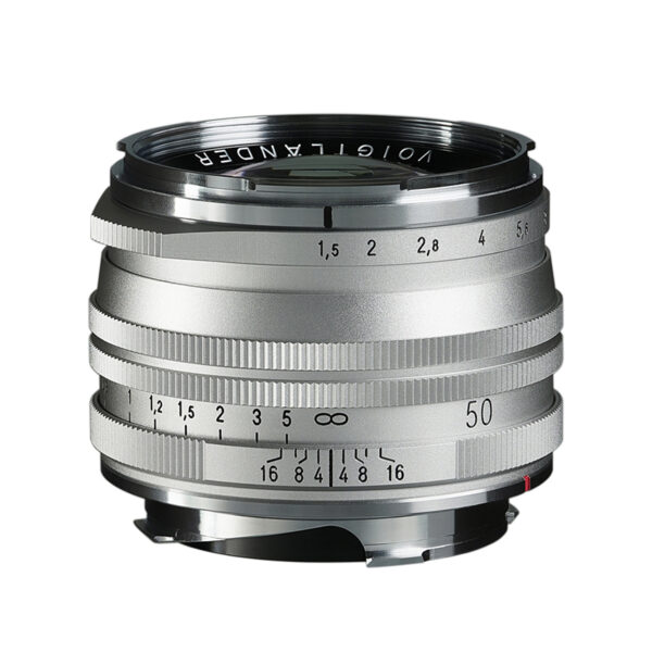 Voigtlander Nokton Vintage Line 50mm f/1.5 Aspherical II MC Lens (Leica M Mount / Silver)