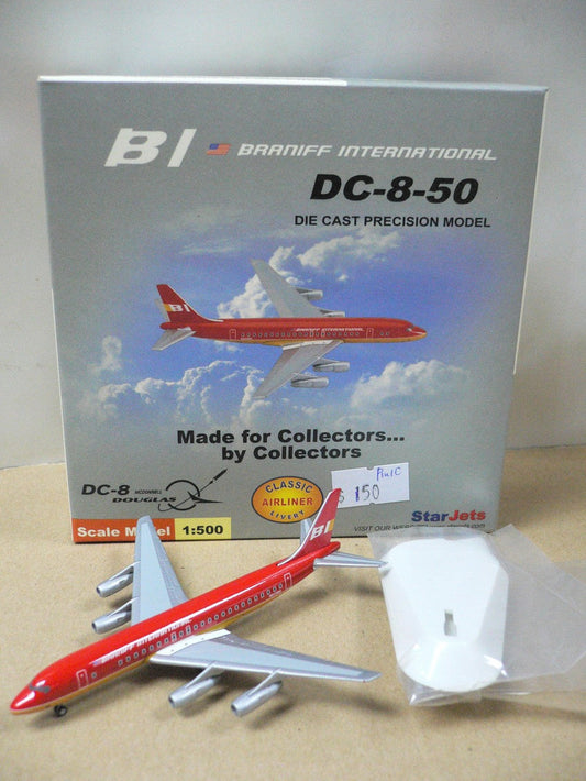 STARJETS 1/500 BI BRANIFF INTERNATIONAL MCDONNELL DOUGLAS DC-8-50 N812BN