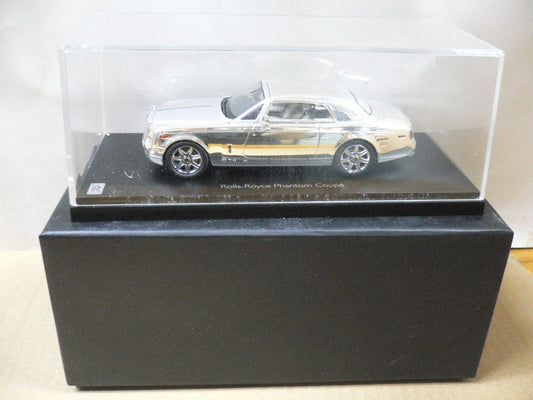 KYOSHO 1/43 ROLLS-ROYCE PHANTOM COUPE SILVER PLATED 05532SP
