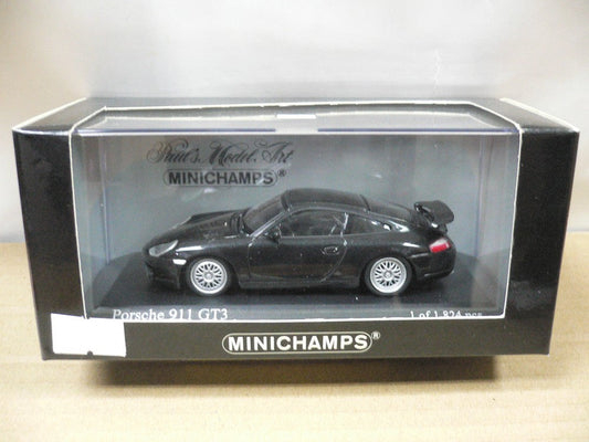 MINICHAMPS 1/43 PORSCHE 911 GT3 BLACK METALLIC