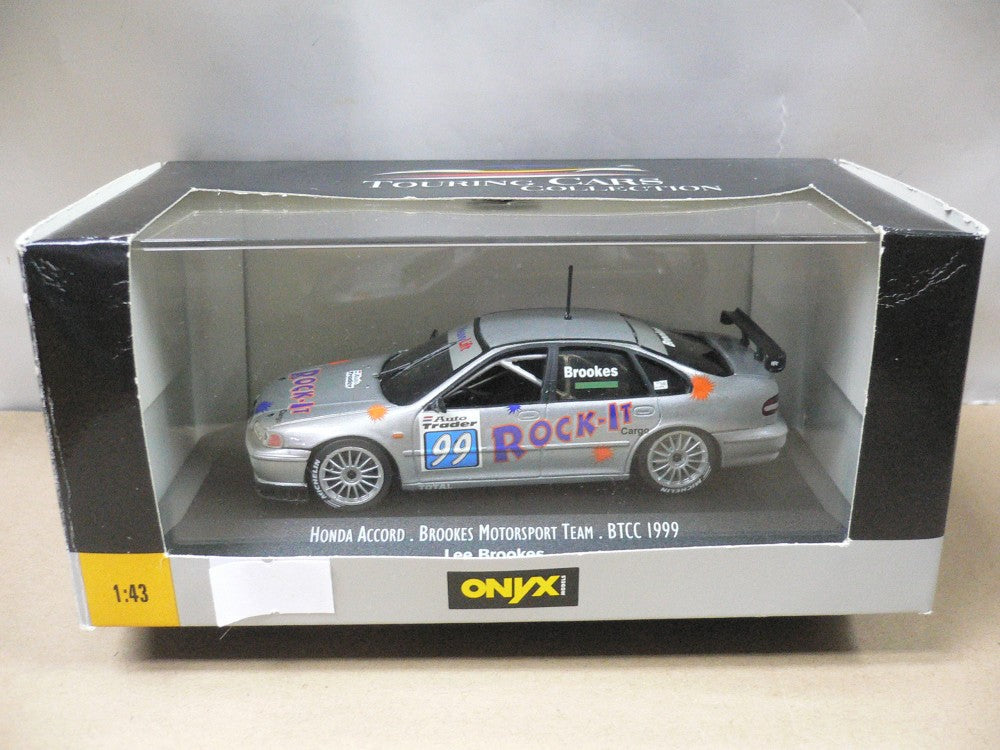 ONYX 1/43 HONDA ACCORD BTCC 1999 "BROOKES MOTORSPORT TEAM" LEE BROOKES #99