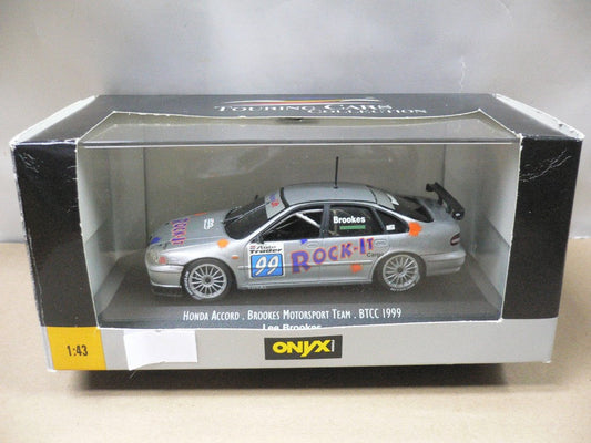 ONYX 1/43 HONDA ACCORD BTCC 1999 "BROOKES MOTORSPORT TEAM" LEE BROOKES #99