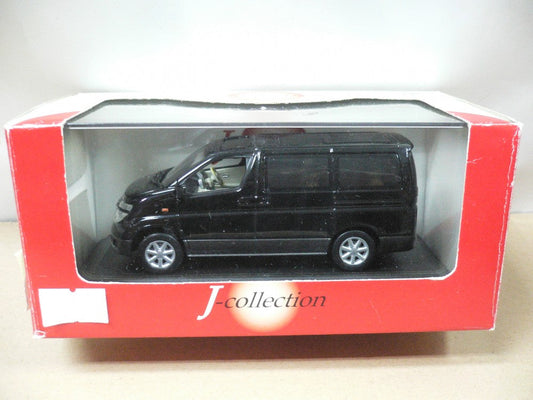 JCOLLECTION 1/43 NISSAN ELGRAND BLACK