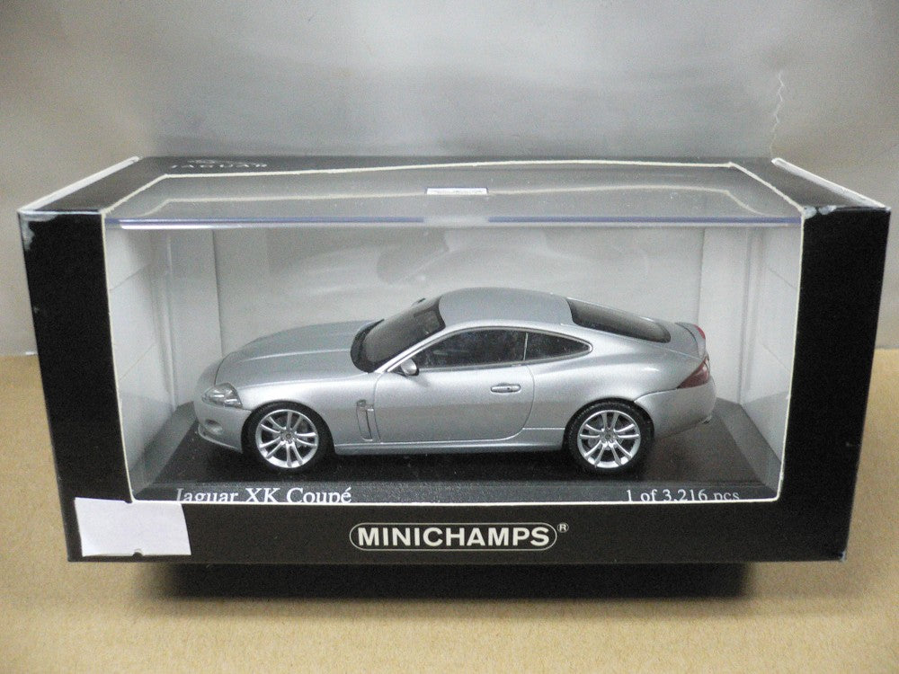 MINICHAMPS 1/43 JAGUAR XK COUPE 2006 SILVER