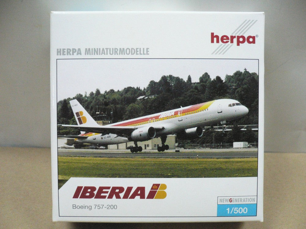 HERPA 1/500 IBERIA BOEING 757-200 EC-HDM