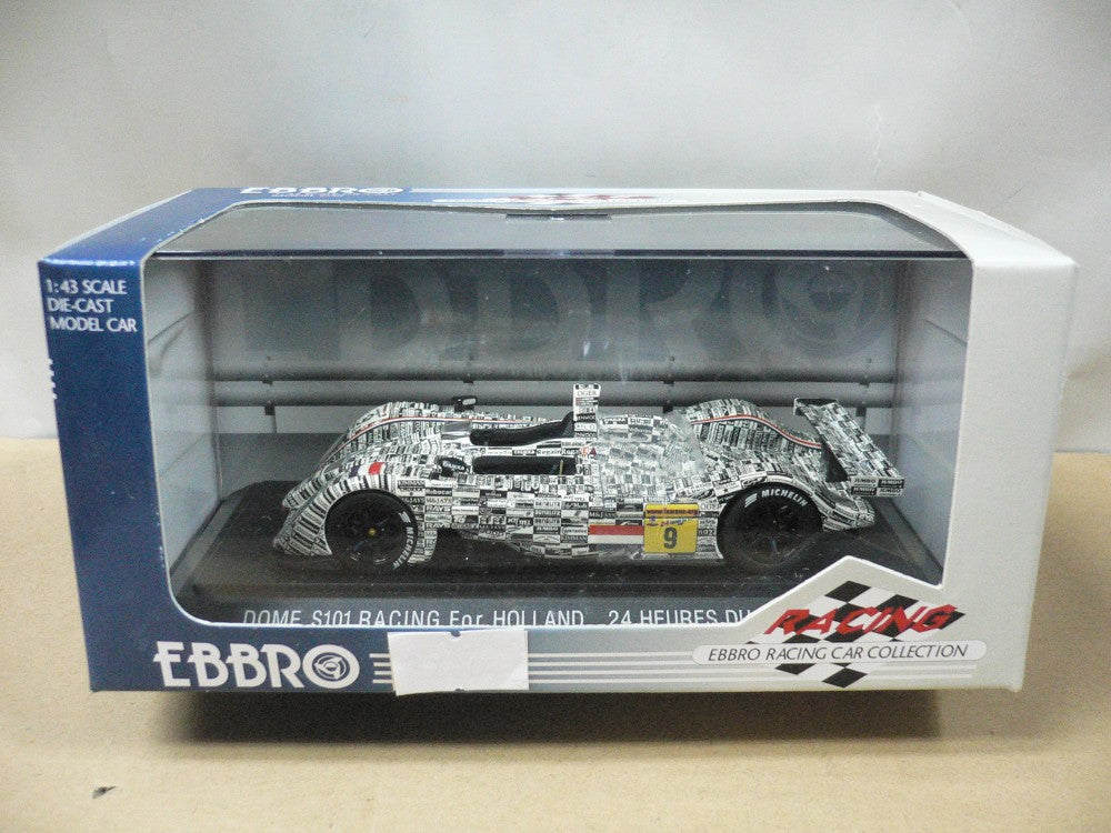 EBBRO 1/43 DOME S101 RACING FOR HOLLAND 2001 LE MANS 24 HOURS WHITE #9