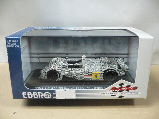 EBBRO 1/43 DOME S101 RACING FOR HOLLAND 2001 LE MANS 24 HOURS WHITE #9