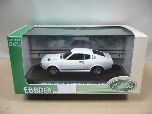 EBBRO 1/43 TOYOTA CELICA LIFT BACK 2000 GT WHITE