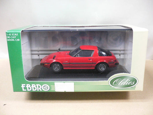 EBBRO 1/43 MAZDA SAVANNA RX7 GT 1978 RED