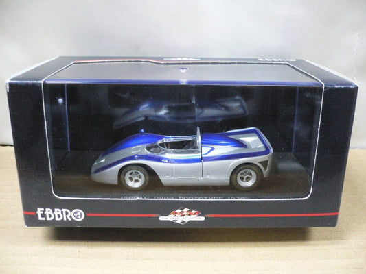 EBBRO 1/43 NISSAN R383 PROTOTYPE 1970 SILVER BLUE
