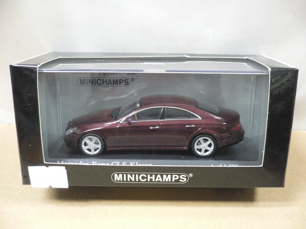 MINICHAMPS 1/43 MERCEDES-BENZ CLS-CLASS 2004 RED METALLIC