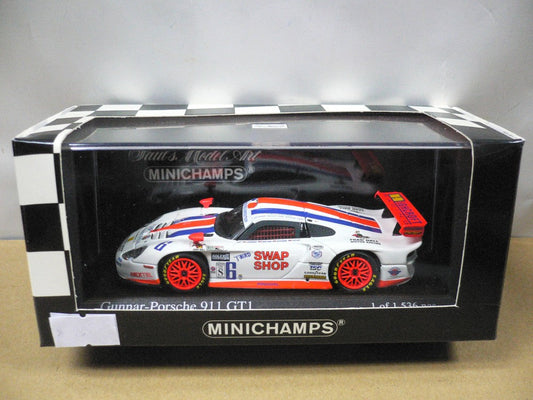 MINICHAMPS 1/43 GUNNAR-PORSCHE 911 GT1 DAYTONA 24HRS. 2003 JEANNETTE DAYTON KITCHEN BAR #6