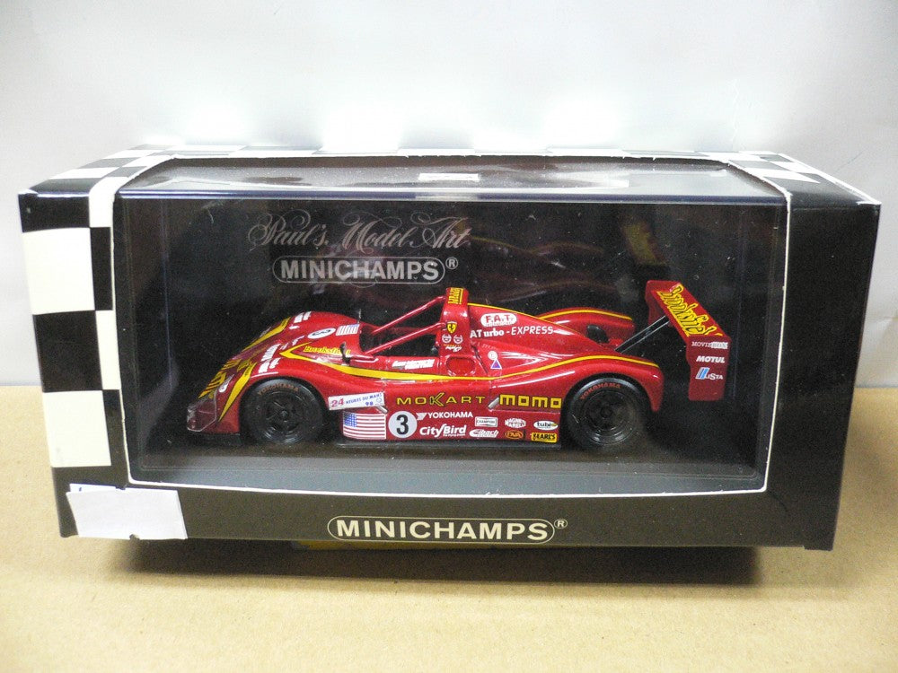 MINICHAMPS 1/43 FERRARI 333SP Le Mans 1998 MORETTI RACING #3