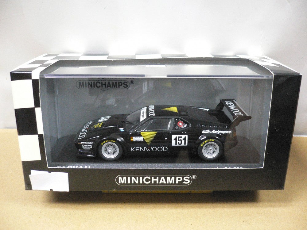 MINICHAMPS 1/43 BMW M1 PROCAR ADAC 1000KM 1986 KRANKENBERG GALL BECKER #151