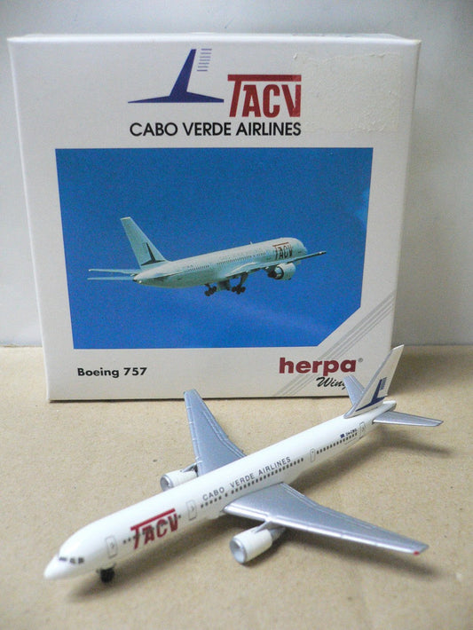 HERPA WINGS 1/500 CABO VERDE AIRLINES BOEING 757 D4-CBG