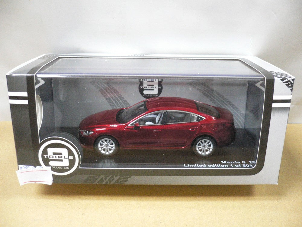 TRIPLE 9 1/43 MAZDA 6 2013 RED