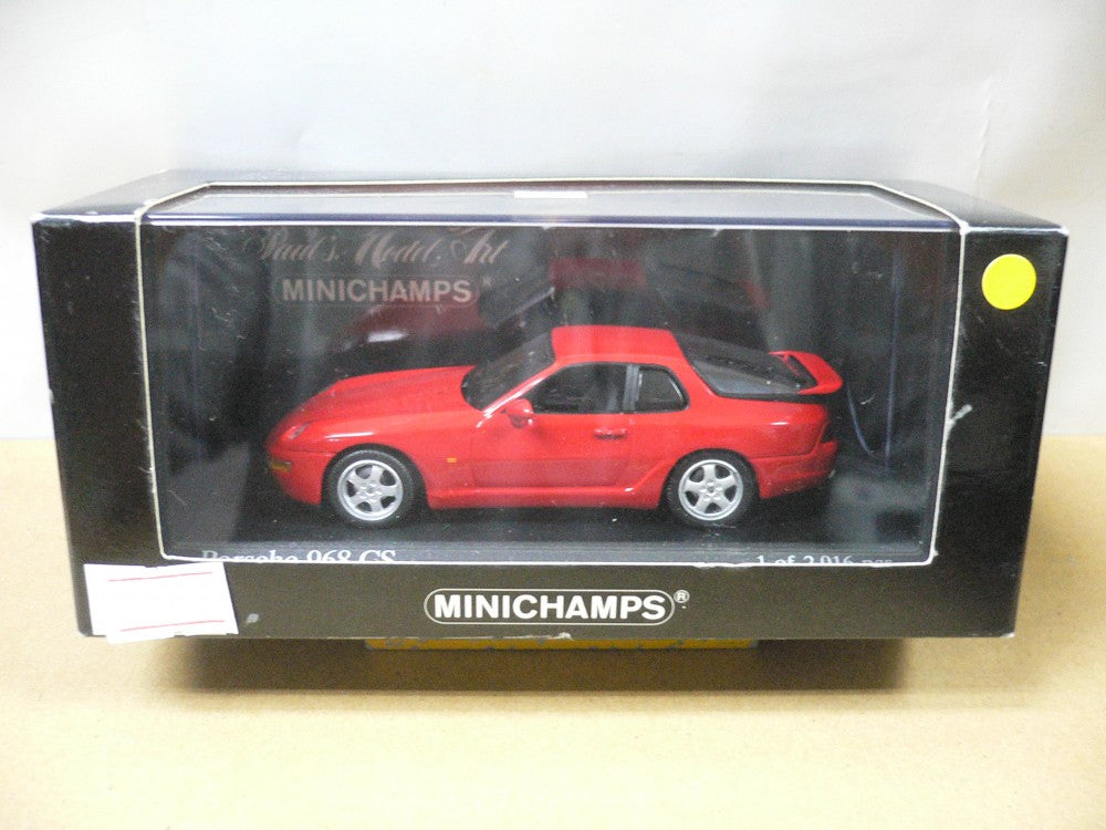 MINICHAMPS 1/43 PORSCHE 968 CS 1993 RED