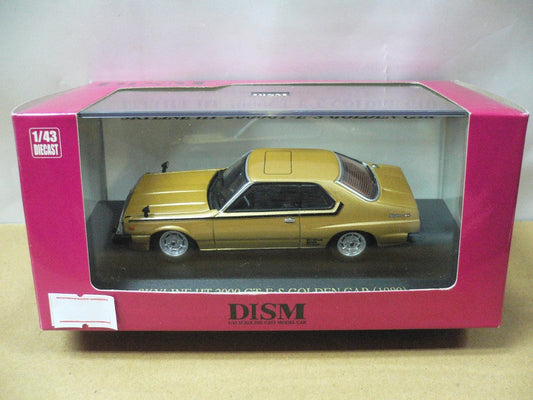 DISM 1/43 NISSAN SKYLINE HT 2000 GT-ES 1980 GOLDEN KHGC211