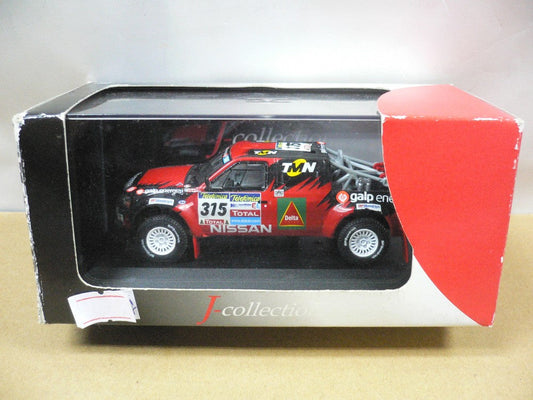 JCOLLECTION 1/43 NISSAN NAVARA PICK UP PARIS DAKAR 2005 RED #315