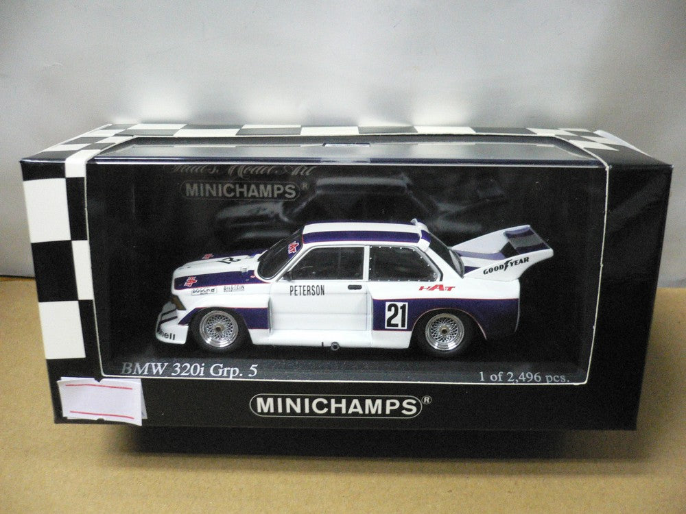 MINICHAMPS 1/43 BMW 320i Grp.5 R.PETERSON DRM 1977 #21